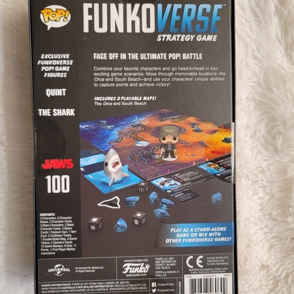 Funko Pop FUNKOVERSE Strategy Board Game Jaws 100 NEW - Picture 3 of 3